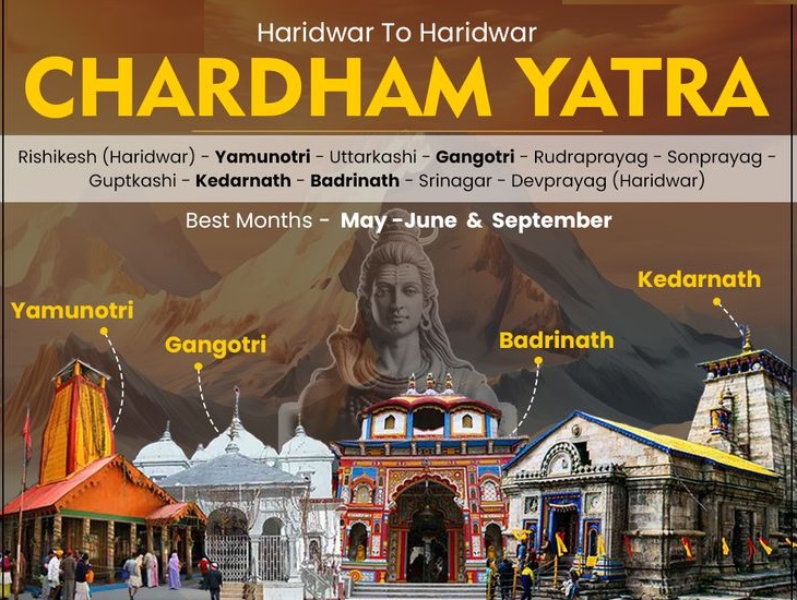 Char Dham Yatra Package  - 9 Nts & 10 Days - Ex Haridwar 