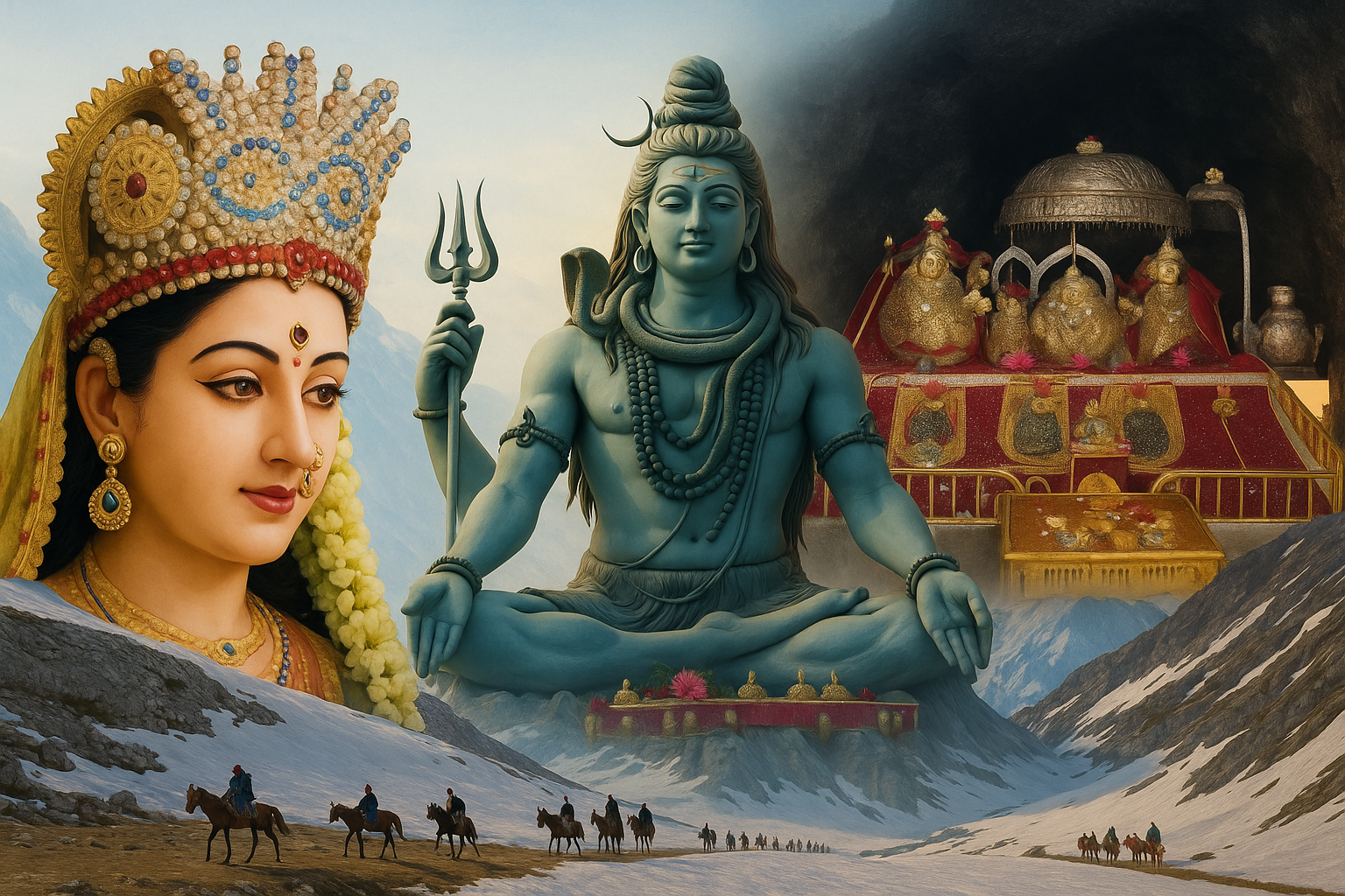 Amarnath & Vaishnodevi Yatra - 5 Nts/6 Days (1 Nt Sonmarg -1 Nt Self - 1 Nt Srinagar & 2 Nts Katra) 